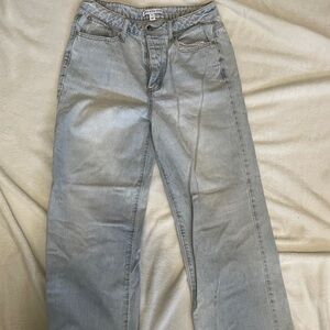 And Now This wide leg jeans, super flattering fit